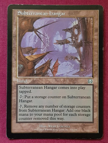 "Subterranean Hangar" - Magic The Gathering Card - Mercadian Masques