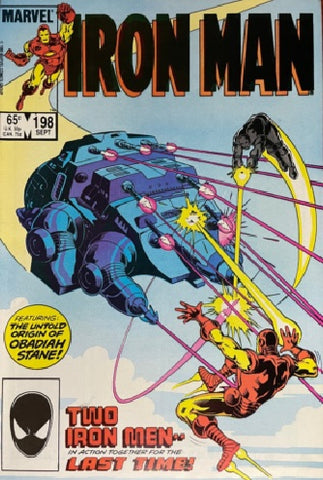 Invincible Iron Man #198 - Marvel Comics - 1985