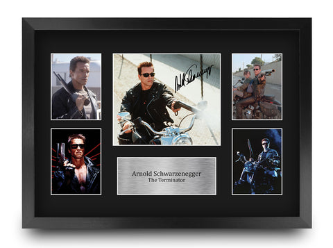 Arnold Schwarzenegger T-800 Terminator Framed  A3 Photo Print