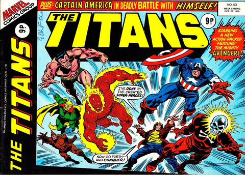The Titans #53 - Marvel Comics / British - 1976