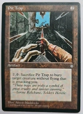 "Pit Trap" x4 - Magic The Gathering Card - Ice Age - 4-Card Playset