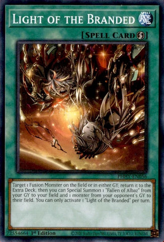 "Light Of The Branded" PHHY-EN056 - Yu-Gi-Oh! - 3x Card Playset - Photon Hypernova