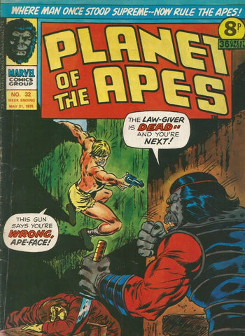 Planet of the Apes #32 - Marvel Comics / British - 1975