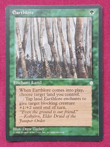 "Earthlore" - Magic The Gathering Card - Ice Age