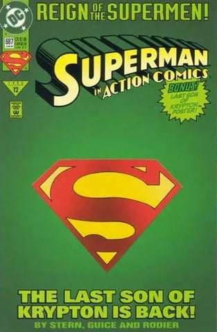 Action Comics #686 - DC Comics - 1993 - Die-Cut Card Cover