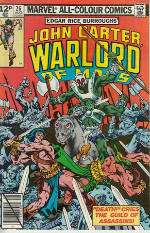 John Carter, Warlord Of Mars #26 - Marvel Comics - 1979 - Pence Copy