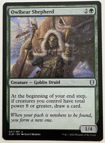 "Owlbear Shepherd" x4 - Magic The Gathering Card - CLB - 4-Card Playset