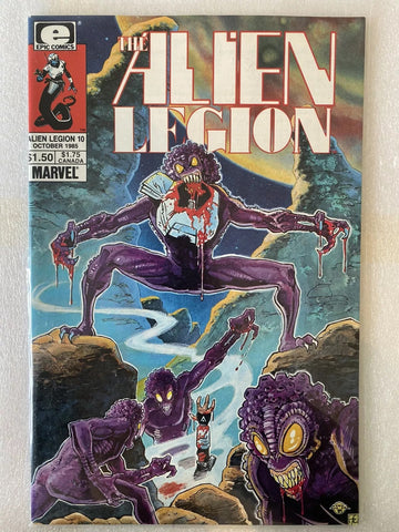 Alien Legion #10 - Marvel/Epic Comics - 1985