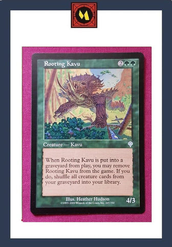 "Rooting Kavu" - Magic The Gathering Card - Invasion