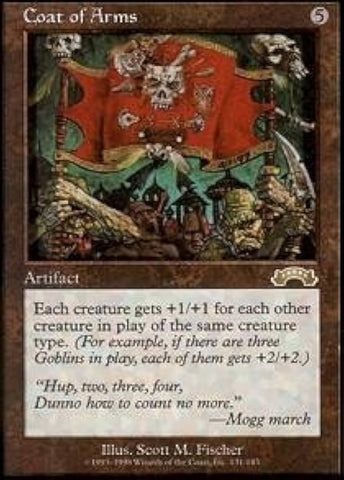 "Coat Of Arms" - Magic The Gathering Card - Exodus