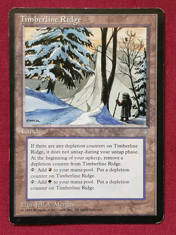 "Timberline Ridge" - Magic The Gathering Card - Ice Age