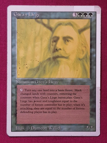 "Gaea's Liege" - Magic The Gathering Card - Revised