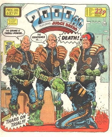 2000AD Comic Prog #386 & #387 - 1984