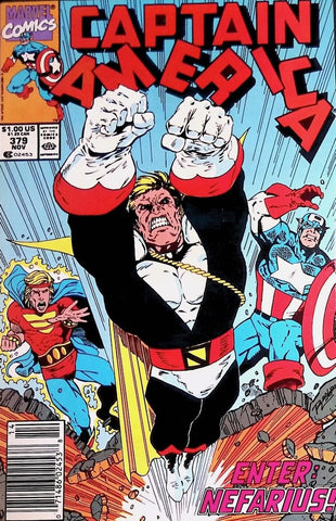 Captain America #379 - Marvel Comics - 1990