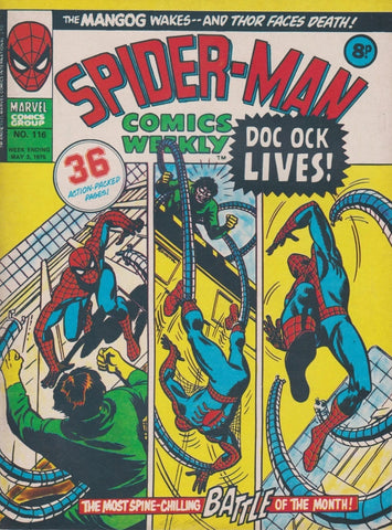 Spider-Man Comics Weekly #116 - Marvel Comics / British - 1975