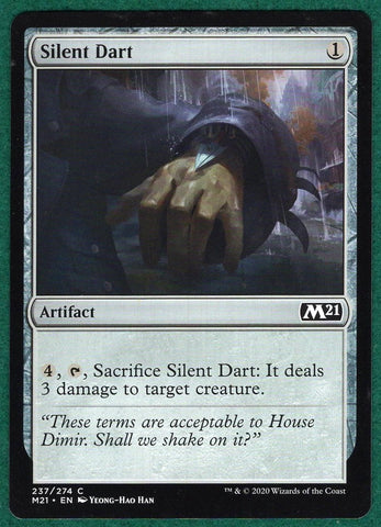 "Silent Dart" x4 - Magic The Gathering Card - M21 - 4-Card Playset
