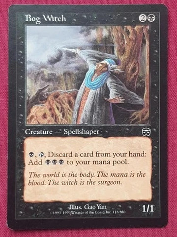 "Bog Witch" x4 - Magic The Gathering - Mercadian Masques  -4-Card Playset