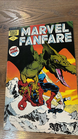 Marvel Fanfare #1 - Marvel Comics - 1982