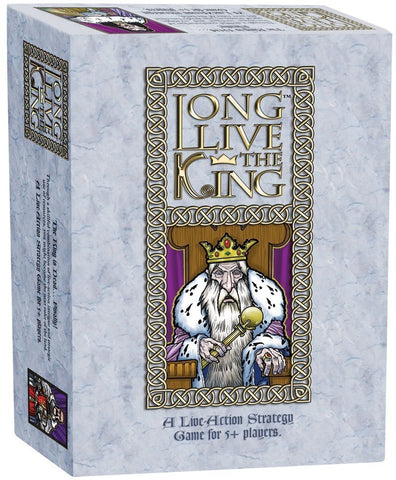 Long Live the King Strategic Board Card Game - White Wolf  - Medieval Party Political