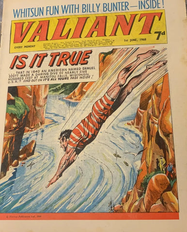 Valiant Comics x10 LOT - British Comic - 1968 - LOT F5