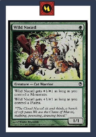 "Wild Nacatl" - Magic The Gathering Card - Duel Decks