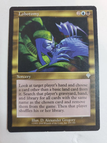 "Lobotomy" - Magic The Gathering Card - Invasion