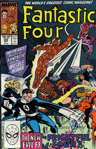 Fantastic Four #326 - Marvel Comics - 1988