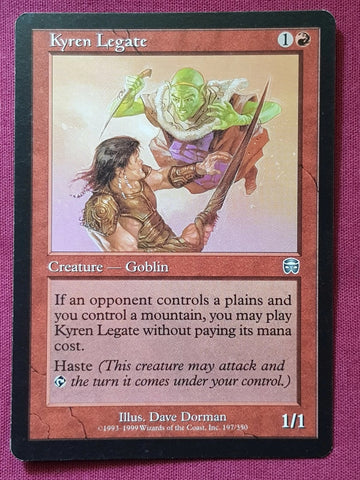 "Kyren Legate"- Magic The Gathering Card - Mercadian Masques