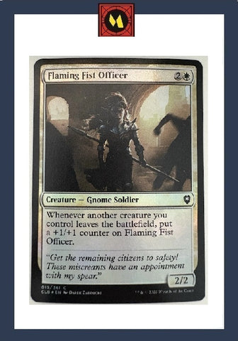"Flaming Fist Officer" x4 - Magic The Gathering - CLB - 4-Card Playset
