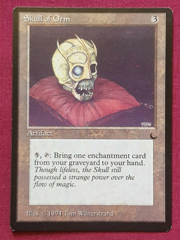 "Skull Of Orm" - Magic The Gathering - The Dark