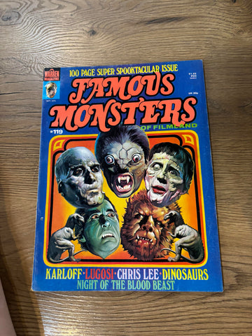 Famous Monsters Of Filmland #119 - Warren Magazine - 1975