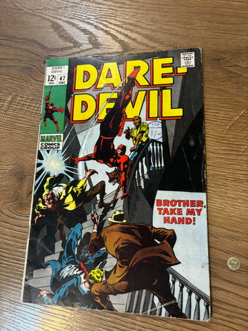 Daredevil #47 - Marvel Comics - 1968 - 1st app Willie Lincoln