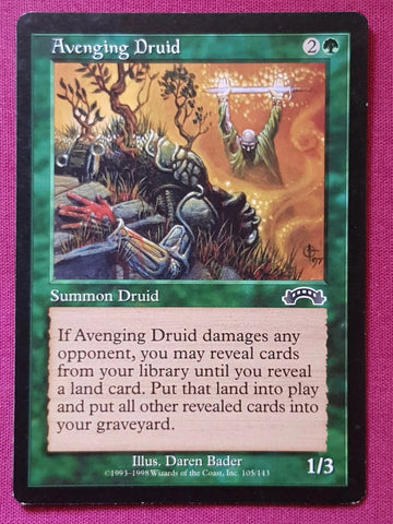 "Avenging Druid" - Magic The Gathering Card - Exodus
