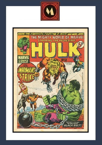 Mighty World of Marvel #59 - Marvel Comics / British - 1973