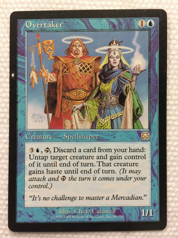 "Overtaker" - Magic The Gathering Card - Mercadian Masques