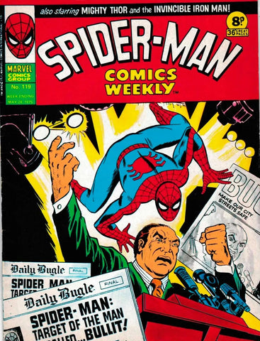 Spider-Man Comics Weekly #119 - Marvel Comics / British - 1975