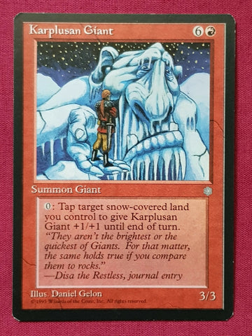 "Karplusan Giant" x4 - Magic The Gathering Card - Ice Age - 4-Card Playset