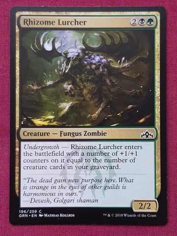 "Rhizome Lurcher" - Magic The Gathering Card - Guilds Of Ravnica