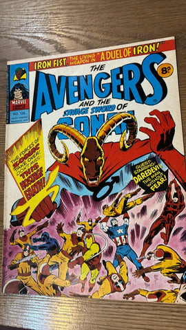 The Avengers #129 - British - Marvel Comics - 1976