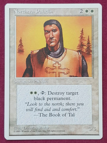 "Northern Paladin" - Magic The Gathering Card - 4th Edition