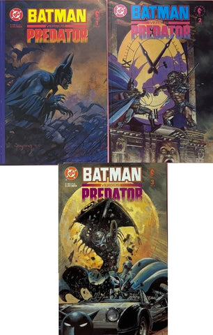 Batman Versus Predator #1 2 3 (Set) - DC Comics - 1991