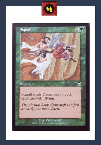 "Squall" - Magic The Gathering Card - Mercadian Masques
