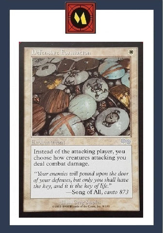 "Defensive Formation" - Magic The Gathering Card - Urza's Saga