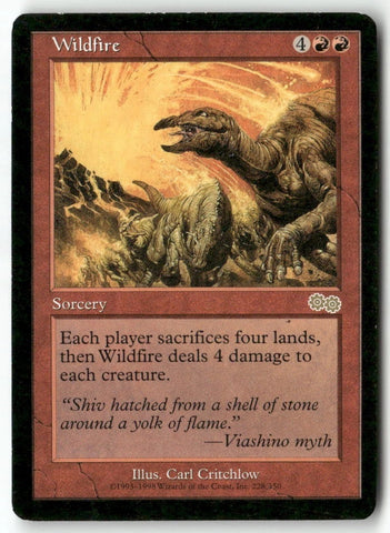 "Wildfire" - Magic The Gathering Card - Urza's Saga