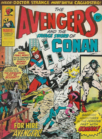 The Avengers #119 - Marvel Comics / British - 1975