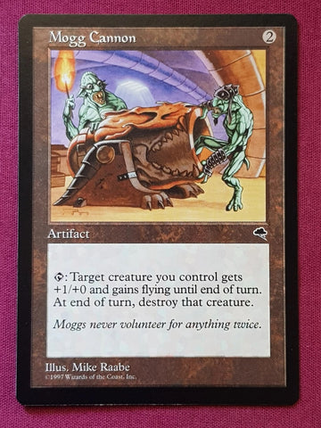 "Mogg Cannon" - Magic The Gathering Card - Tempest