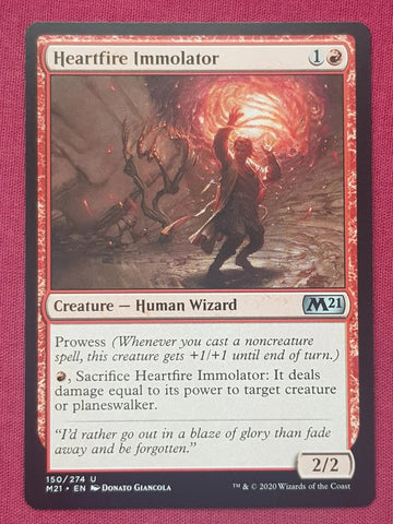 "Heartfire Immolator" x4 - Magic The Gathering Card - M21 - 4-Card Playset