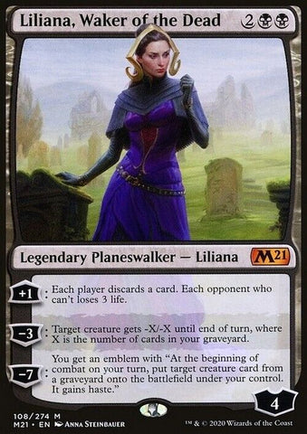 Liliana, Waker of the Dead FOIL 108/274 - MTG Magic the Gathering Card