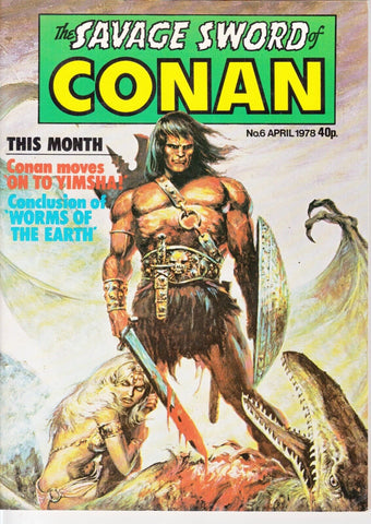 Savage Sword Of Conan #6 - Marvel - 1978