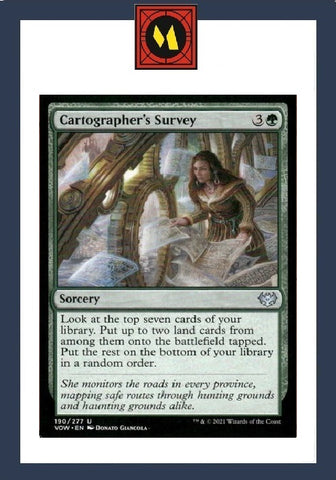 "Cartographer's Survey" - Magic The Gathering Card - VOW